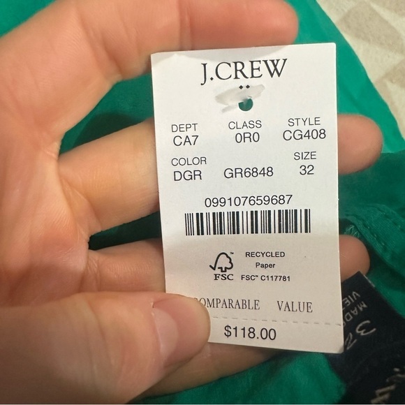 J crew High-rise wide-leg cropped pant - Picture 4 of 5